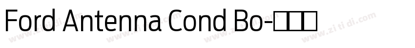 Ford Antenna Cond Bo字体转换